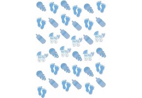 Hangdecoratie Babyshower Jongen 210 Cm Blauw