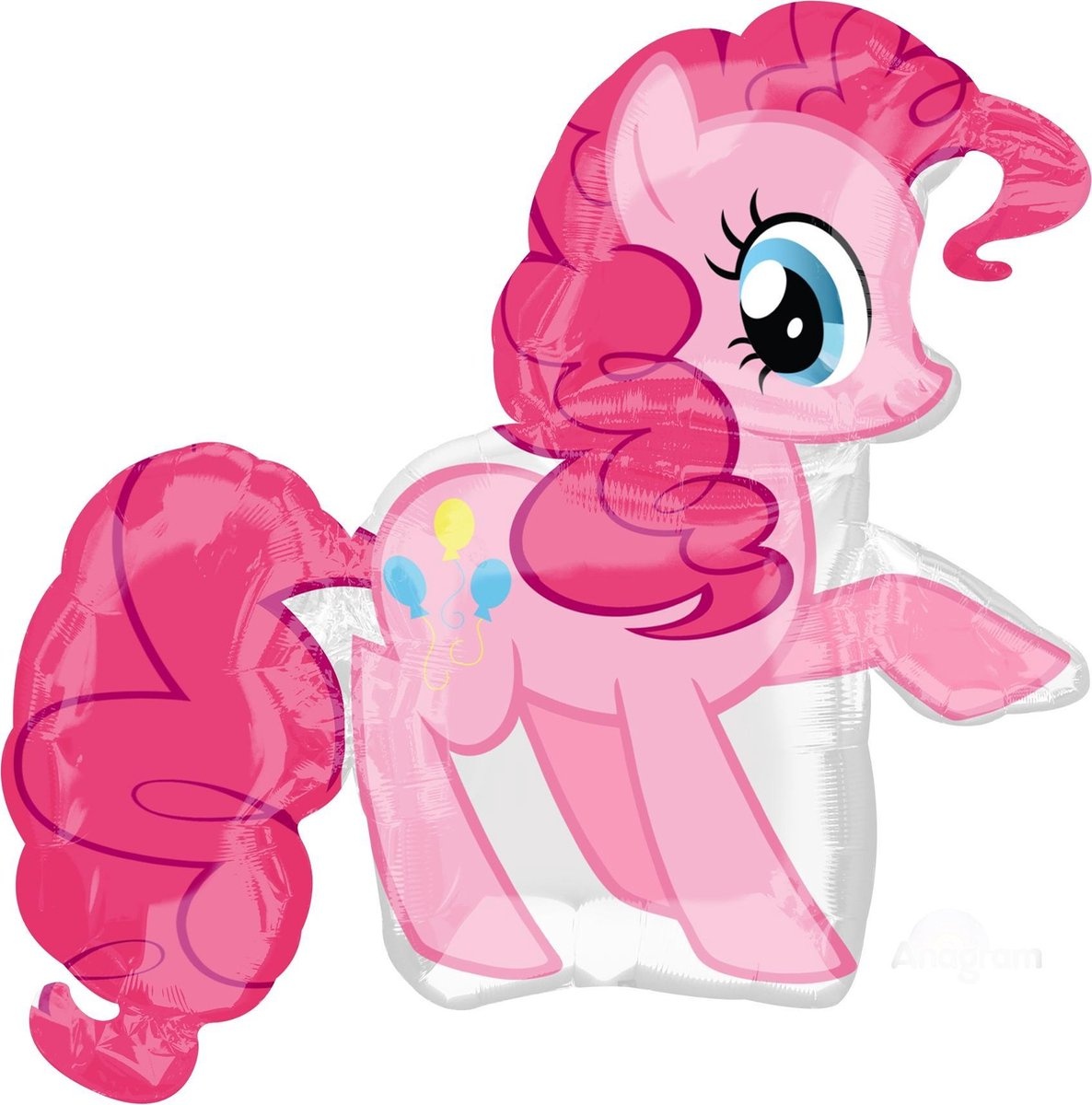 Aluminium My Little Pony Pinkie Pie ballon - Decoratie > Ballonnen