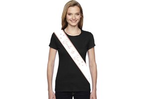 Amscan Sjerp Bride To Be Dames 76 Cm Polyester Roze/wit