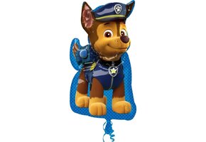PAW Patrol - XL Ballon - Folie - Chase - 78 x 58cm - Blauw - 1 stuks