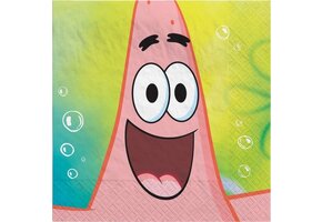 Amscan - Sponge Bob servetten (16 stuks) - 33 x 33 cm