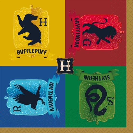 Amscan - Harry Potter House servetten (16 stuks)
