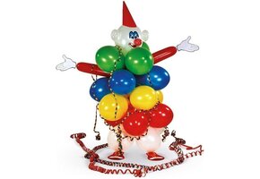 Amscan Decoratieset Clown Met Ballonnen Latex/papier