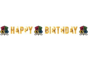 Harry Potter House - Letterslinger Happy Birthday - 180 x 13 cm