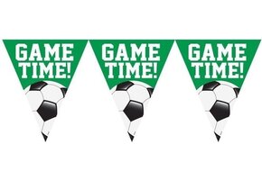 Amscan Vlaggenlijn Voetbal 365 Cm Papier Groen