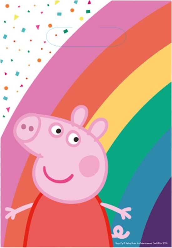 Peppa Pig Confetti Uitdeelzakje 8 stuks