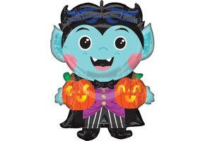 Anagram Folieballon Vampire 60 X 76 Cm Zwart