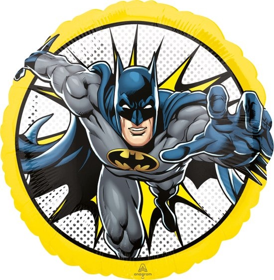 Amscan - Batman - Superheld - Folie ballon - 43cm - Leeg - 1 Stuks.