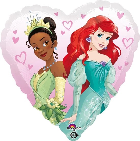 Anagram Folieballon Prinsessenhart Meisjes 43 Cm Roze