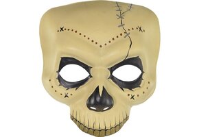 Amscan Masker Witch Doctor Beige Maat One-size