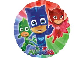 AMSCAN - PJ Masks - Pyjamahelden - Folie ballon - Helium Ballon - 43 Cm - Leeg - 1 Stuks.