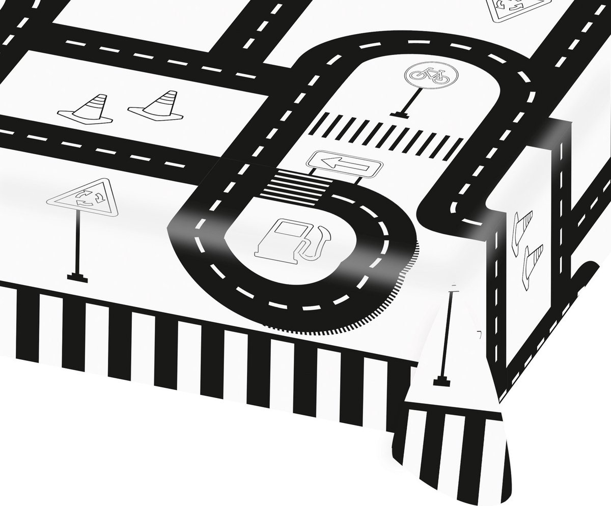 On The Road Papieren Tafelkleed (120 x 180)