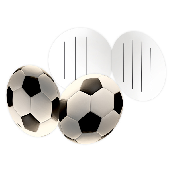 Kick it Voetbal uitnodigingen 8 stuks