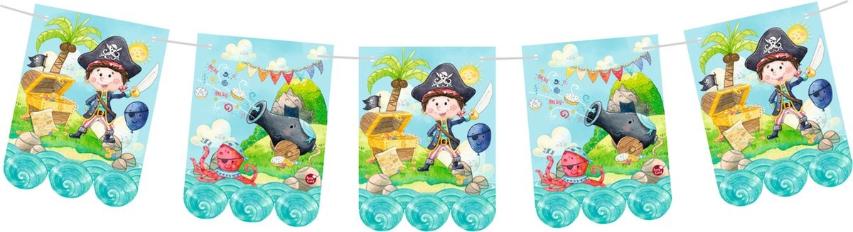 Susy Card Vlaggenlijn Little pirate  250cm