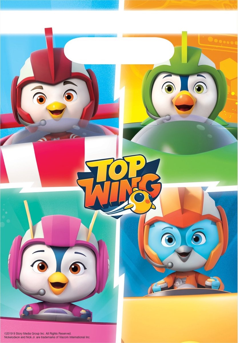Feestzakjes Top Wing 23,5 Cm 8 Stuks