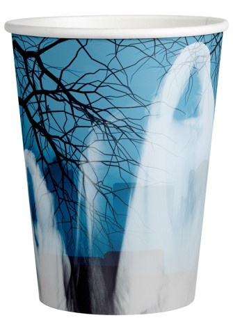 8 stuks Halloween Night of horrors kartonnen bekers 250ml