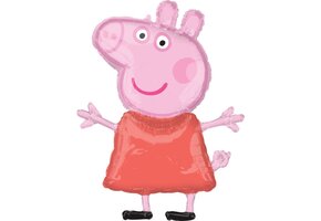 Peppa Pig - Folie ballon - Helium ballon - Super Shape - 63 X 81 Cm - Leeg - 1 Stuk