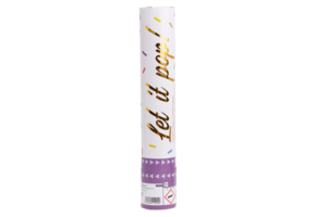 Confettikanon Multicolor Rechthoekige Folie 28 cm