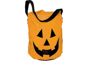 Amscan Draagtas Pompoen 30 X 25 Cm Polyester Oranje/zwart