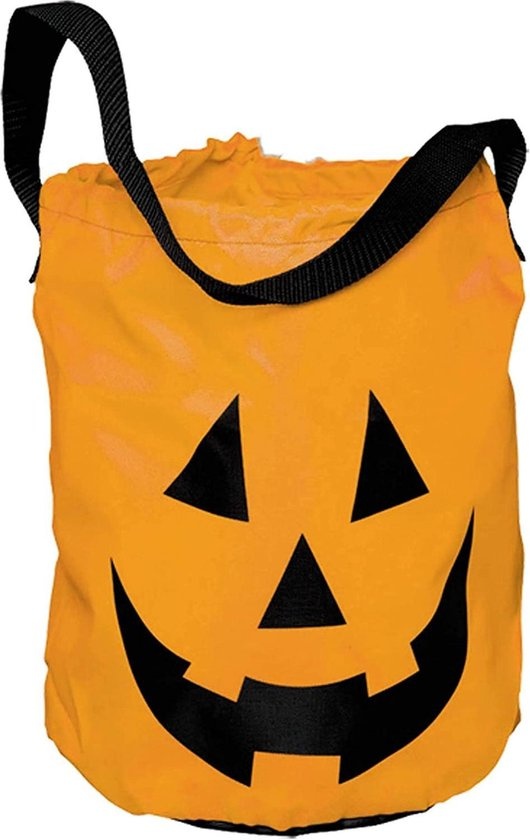 Amscan Draagtas Pompoen 30 X 25 Cm Polyester Oranje/zwart