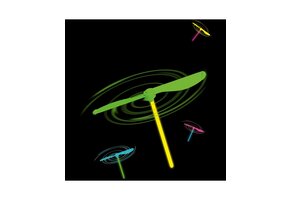 Glowstick met propeller - set van 4 stuks