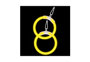 Glowstick Oorbellen Neon creolen - 1 paar