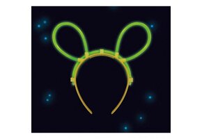 Glowstick Lichtgevende Haarband Groen 19x18 Cm