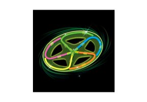 Glowstick Frisbee Neon - 1 stuk