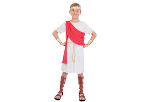 Toga Boy kostuum Julius Caesar - Leeftijd 8-10 jaar