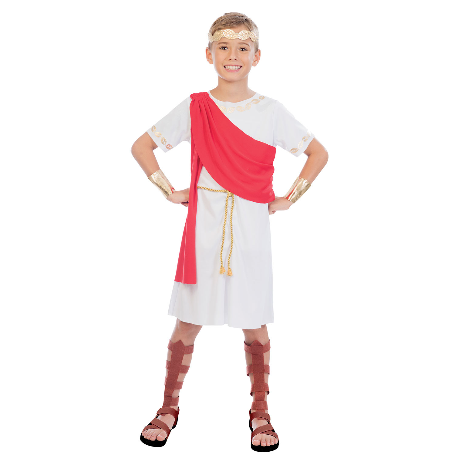 Toga Boy kostuum Julius Caesar - Leeftijd 8-10 jaar