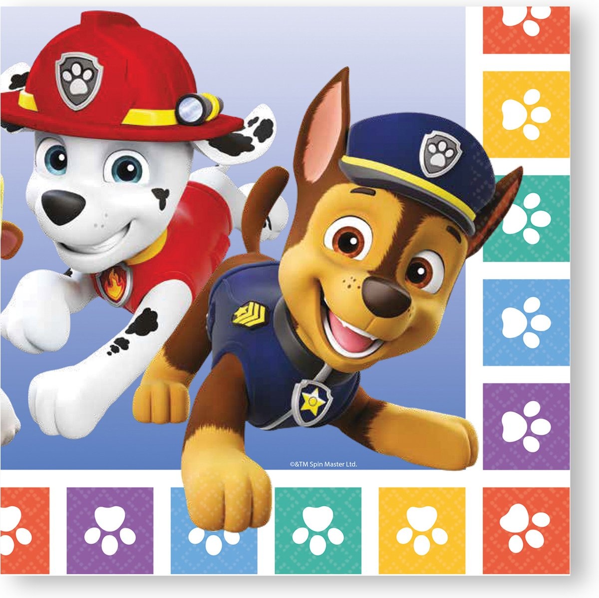 16 servetten PAW Patrol 33 X 33 cm