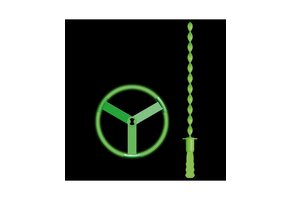 Glow stick Flying saucer - 1 set