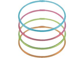 Glowstick Kettingen Multicolor 56cm 4 Stuks