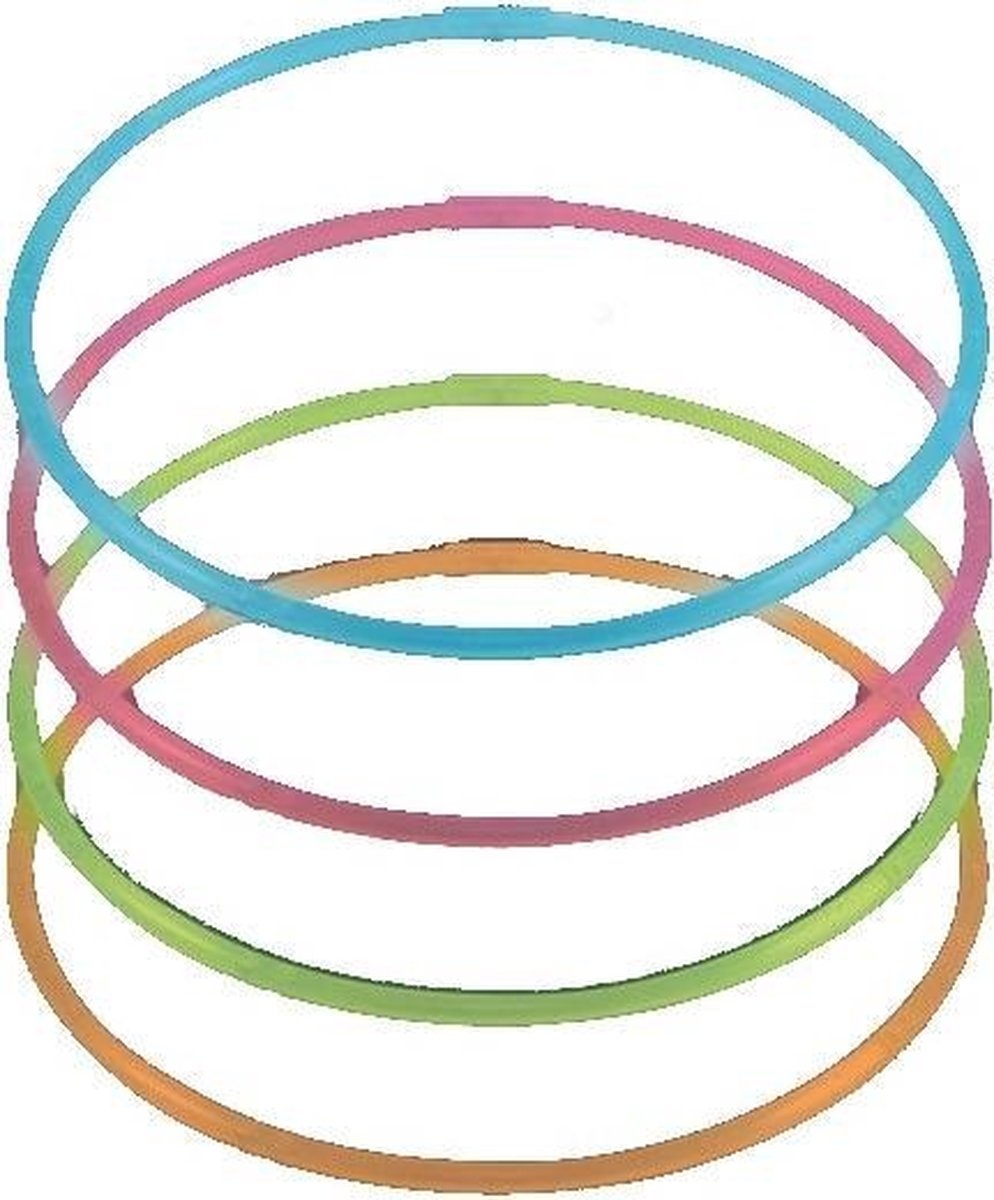 Glowstick Kettingen Multicolor 56cm 4 Stuks