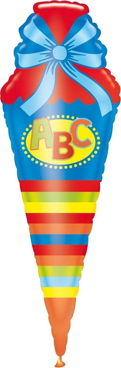 ABC School Hoorn Folie Ballon 35 x 111 cm
