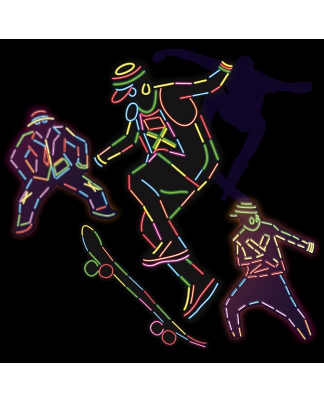 Glowstick outfit - Creëer je eigen glow in the dark outfit