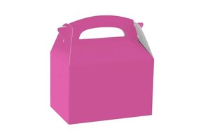 Partybox Bright pink - Traktatiedoos karton roze