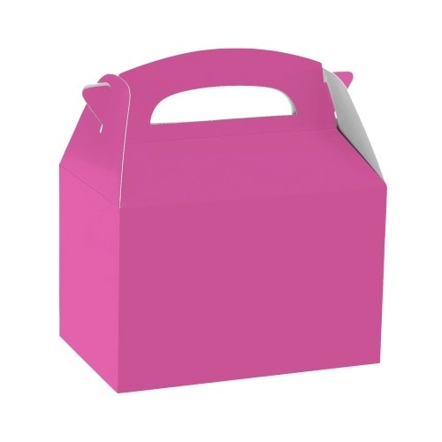 Partybox Bright pink - Traktatiedoos karton roze
