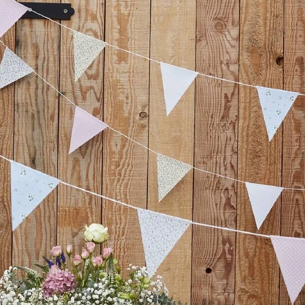 Ginger Ray Rustic Country - Bloemetjes print slinger - 10 meter