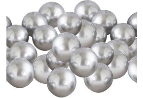 Ginger Ray - Ginger Ray - 40 Chrome Zilveren Ballonnen - 5 inch