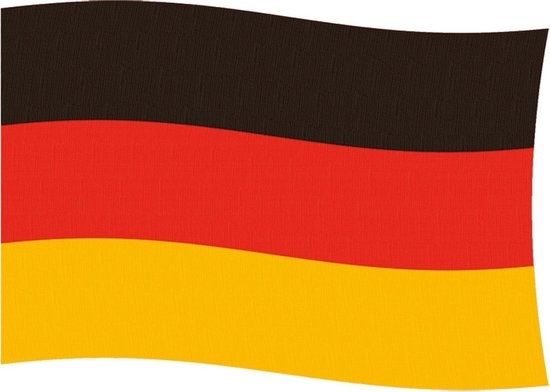 Amscan Vlag Duitsland 3 X 5 Meter Polyester Zwart/rood/geel
