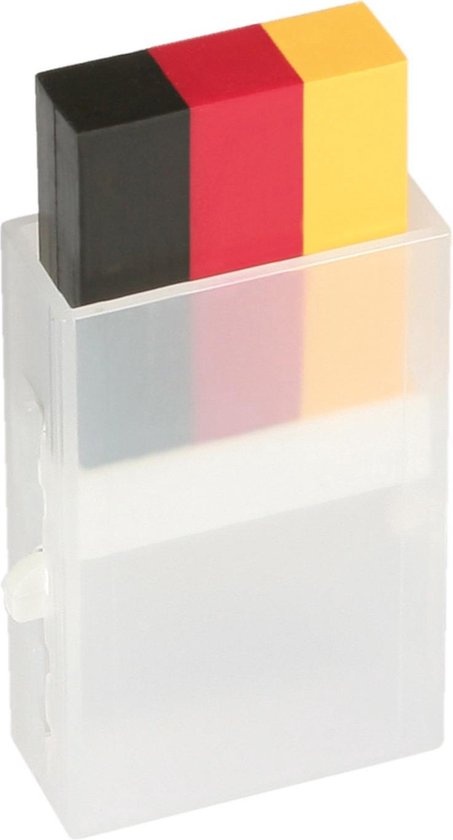 Amscan Schmink Duitse Vlag Zwart/rood/geel