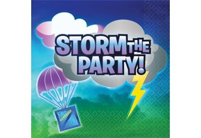 AMSCAN - 16 Battle Royale papieren servetten 33 x 33 cm