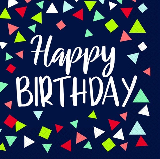 Amscan Servetten A Reason To Celebrate 33 X 33 Cm 16 Stuks