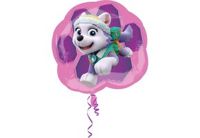 PAW Patrol - XL Ballon - Folie - Skye & Everest - 63 x 58cm - Roze - 1 stuks