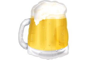 Amscan - Folieballon Bierpull 50 cm x 58 cm