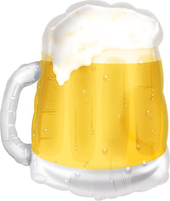 Amscan - Folieballon Bierpull 50 cm x 58 cm