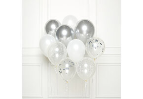 DIY Ballonboeket Zilver