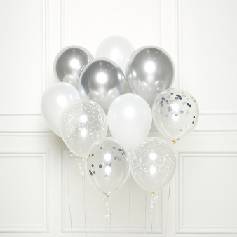DIY Ballonboeket Zilver