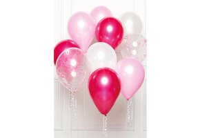Amscan Ballonnenboeket Latex Roze 10 Stuks